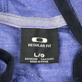 Oakley Hoodie - Large Blue Cotton Blend