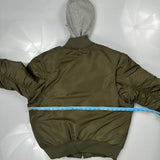 Unbranded Bomber Jacket - Large Green Polyester