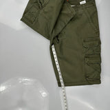 Lee Cargo Shorts - 34W 10L Green Cotton