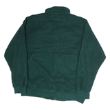 MOUNTAIN GEAR Mens Green Polyester Zip Jacket XL Fleece Outdoor Casual Warm