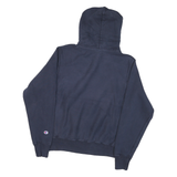 CHAMPION Mens Navy Blue Vail Pullover Hoodie S Cotton Blend Casual