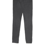 LEVI'S Womens Slim Black Jeans Denim Cotton Blend W24 L29 Zip Skinny Fit
