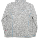 OCK Womens Grey Wool Blend Hooded Zip Jacket UK 12 Casual Wear Outdoor Layer