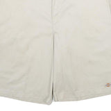 DICKIES Mens Shorts Beige Casual XL W40 Workwear Polyester Blend Logo