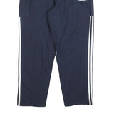 ADIDAS Mens Joggers Navy Blue & White Classic Tapered L W30 L28 Sportswear
