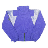 KAELIN Womens Purple & White Sports Style Nylon Zip Jacket UK 12