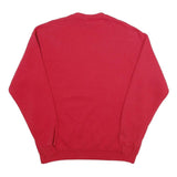 LEE Mens Red Sweatshirt Crew Neck M Classic Cotton Blend Pullover Casual Wear