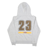 NBA Mens Grey James 23 Hoodie S Los Angeles Lakers Basketball Cotton Blend
