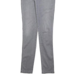 ARMANI JEANS Womens Grey Slim Skinny Denim Light W28 L34 Stretch Cotton Blend