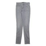 ARMANI JEANS Womens Grey Slim Skinny Denim Light W28 L34 Stretch Cotton Blend