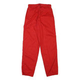 BREAKING TRADITION Mens Cotton Blend Red Regular Fit Straight Leg Trousers W26