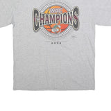 Mens Grey WAC Champions Basketball Tournament Cotton Blend T-Shirt L Crew Neck