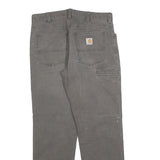 CARHARTT Mens Cotton Blend Relaxed Straight Trousers W33 L29 Workwear Durable