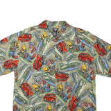 JUNCTION WEST Mens Beige Patterned Cotton Blend Shirt M Summer Casual