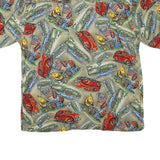 JUNCTION WEST Mens Beige Patterned Cotton Blend Shirt M Summer Casual