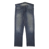 DICKIES Mens Jeans Blue Regular Straight Denim Medium W35 L30 Workwear