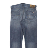 DICKIES Mens Jeans Blue Regular Straight Denim Medium W35 L30 Workwear