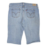 LEVI'S Womens Denim Blue Casual Shorts XL W38 Cotton Blend Regular Fit