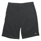 DICKIES Mens Shorts Black Casual L W34 Logo Workwear Relaxed Fit