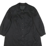 GRAZIL SPEZIAL Womens Black Classic Jacket XL Polyester Blend Button Closure