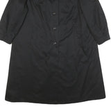 GRAZIL SPEZIAL Womens Black Classic Jacket XL Polyester Blend Button Closure