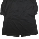 GRAZIL SPEZIAL Womens Black Classic Jacket XL Polyester Blend Button Closure