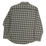 NORTHWEST OUTFITTERS Mens Green & White Check Shirt XL Casual Cotton Blend