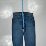 501 Levis Jeans - 32W 30L Blue Cotton
