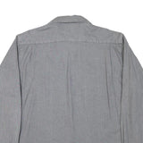 WRANGLER Mens Grey Cotton Blend Shirt XL Button Pockets Casual Classic