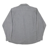 WRANGLER Mens Grey Cotton Blend Shirt XL Button Pockets Casual Classic