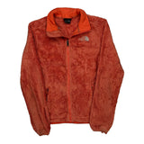 The North Face Fleece Jacket - Small Orange Polyester