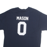 GILDAN Mens Navy Blue Volleyball Graphic T-Shirt XL Short Sleeve Crew Neck