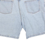 STREET Womens Shorts Blue Casual Denim XL W38 Cotton Blend Classic Fit