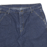 WRANGLER Mens Cotton Blue Denim Casual Shorts XL W32 Utility Pockets