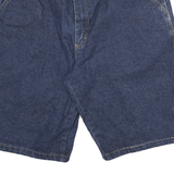 WRANGLER Mens Cotton Blue Denim Casual Shorts XL W32 Utility Pockets