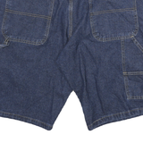 WRANGLER Mens Cotton Blue Denim Casual Shorts XL W32 Utility Pockets