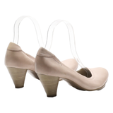 TAMARIS Pump Heels Pink Leather Womens UK 5