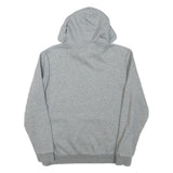 PUMA Mens Grey Hoodie S Cotton Blend Pullover Hooded Sweatshirt Logo