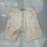 Chaps Ralph Lauren Cargo Shorts - 28W 9L Cream Cotton