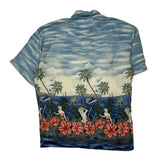 Pierre Cardin Floral Hawaiian Shirt - Large Multicoloured Viscose