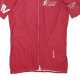 ONE Womens Red Cycling Camp T-Shirt XL Short Sleeve Crew Neck Sport Activewear