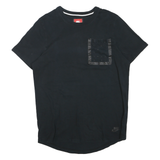 NIKE Mens Black Pocket T-Shirt M Short Sleeve Crew Neck Cotton Blend Casual