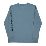 Carhartt Long Sleeve T-Shirt - Medium Blue Cotton
