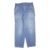 CARHARTT Mens Jeans Blue Relaxed Loose Denim Light W36 L34 Workwear Utility