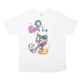 DISNEY Mens White Mickey Mouse Graphic T-Shirt XL Short Sleeve Crew Neck Retro
