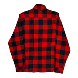 Dickies Checked Flannel Shirt - Large Black Cotton