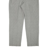 LARRY LEVINE Womens Grey Polyester Blend Regular Leg Trousers W30 L30