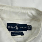 Yarmouth Ralph Lauren Shirt - Large White Cotton