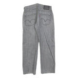 LEVI'S 514 Classic Mens Jeans Grey Classic Straight Denim Light W28 L25 Zip