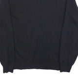 IZOD Mens Navy Blue Grey Argyle Cotton Jumper V-Neck Basic Knit M Classic